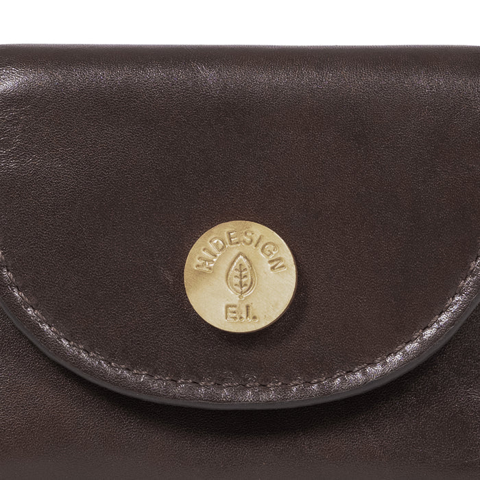 Growth - W1 Brown Leather Trifold Wallet