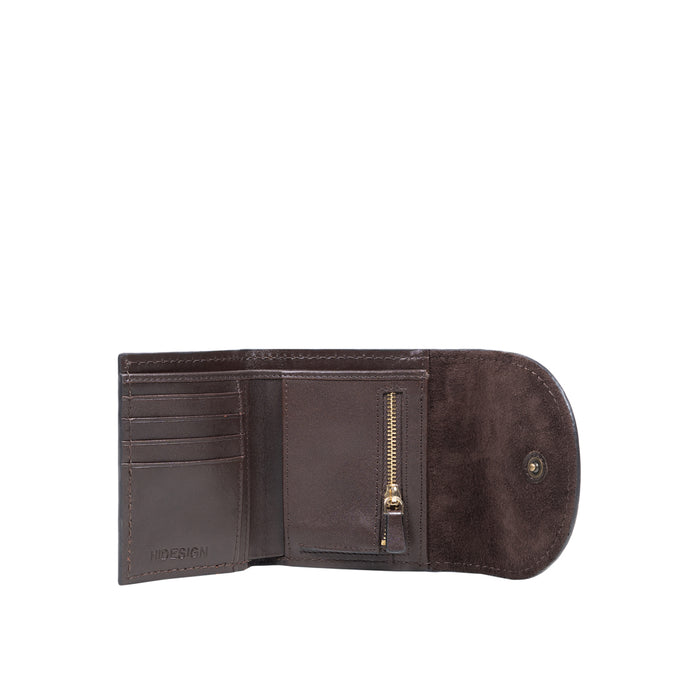 Growth - W1 Brown Leather Trifold Wallet