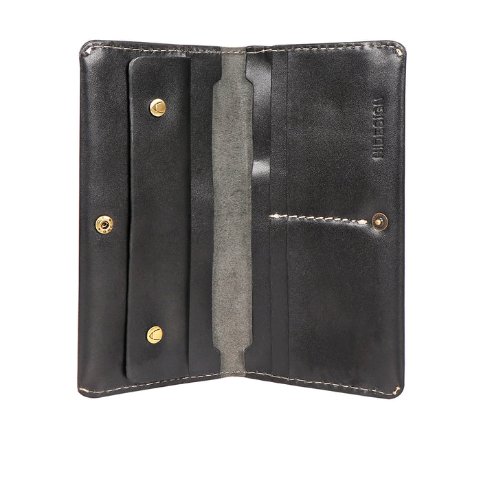 Growth - W2 Black Leather Bi-Fold Wallet