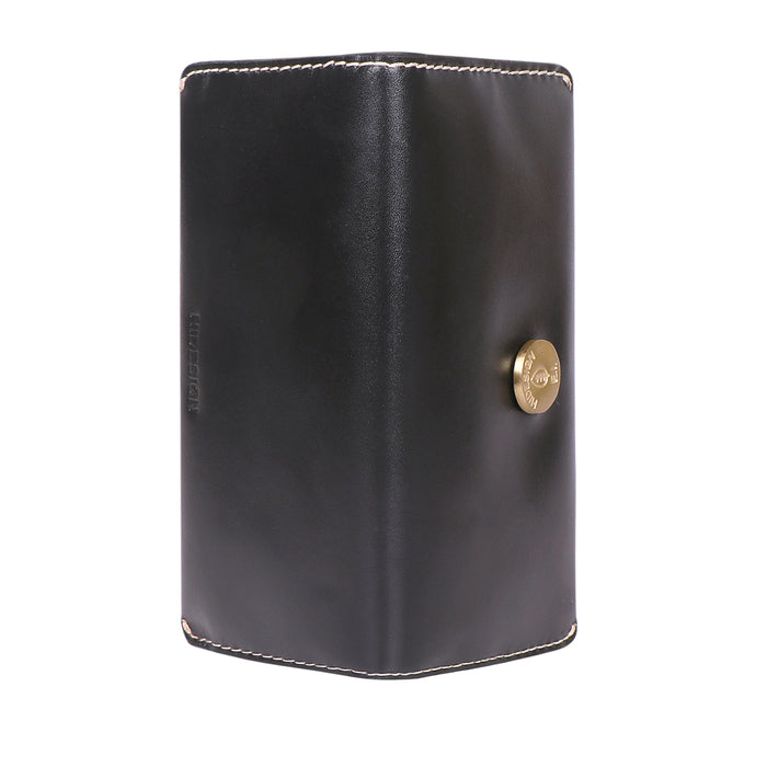 Growth - W2 Black Leather Bi-Fold Wallet