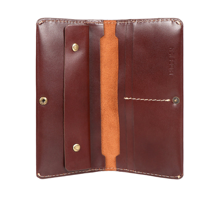 Growth - W2 Brown Leather Bi-Fold Wallet
