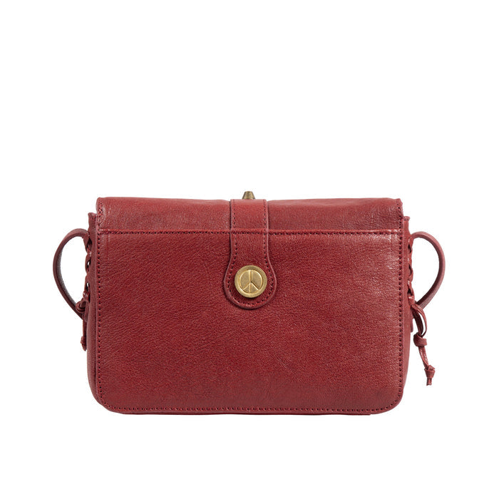 Guevara 01 Red Leather Sling Bag