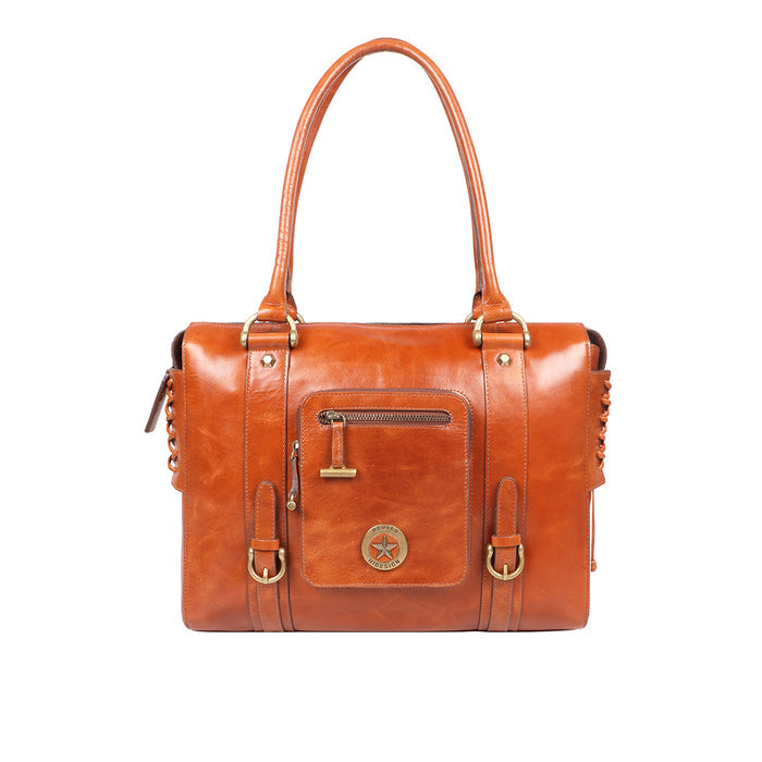 Guevara 03 Tan Leather Shoulder Bag
