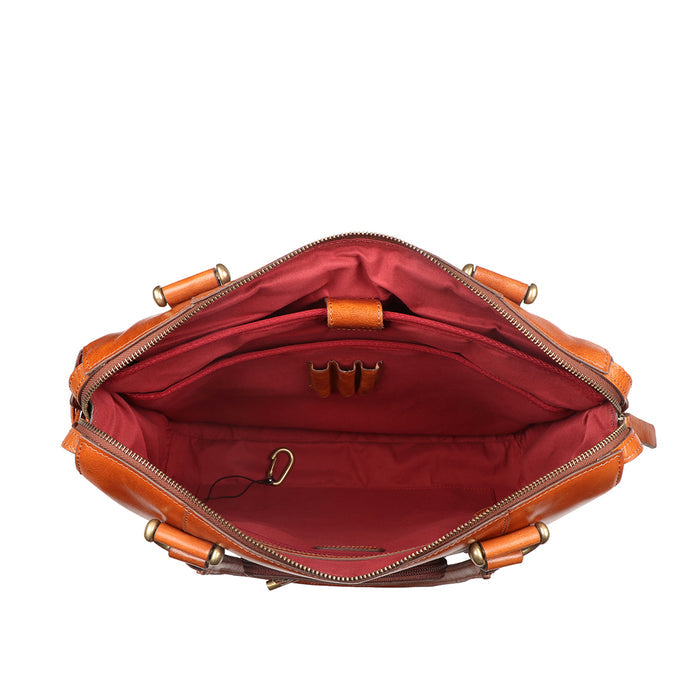 Guevara 03 Tan Leather Shoulder Bag