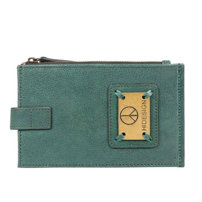 Guevara W2 Green Leather Bi-Fold Wallet