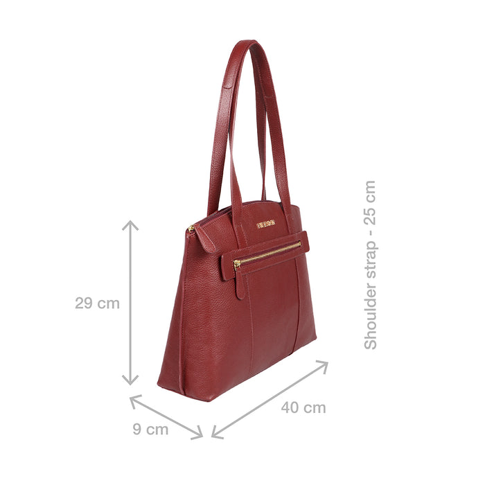 Guyana 01 Marsala Leather Tote Bag