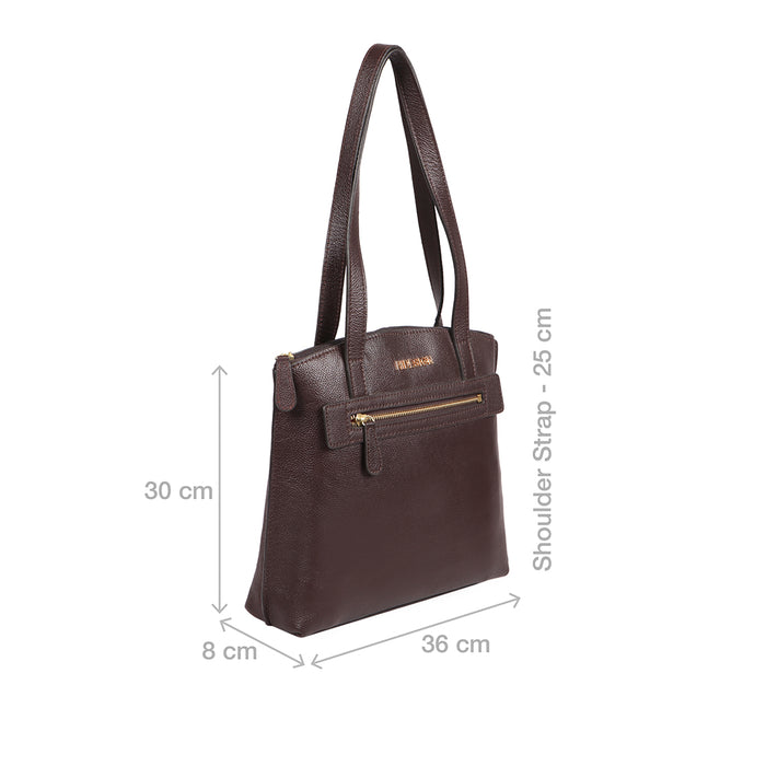 Guyana 02 Brown Leather Tote Bag