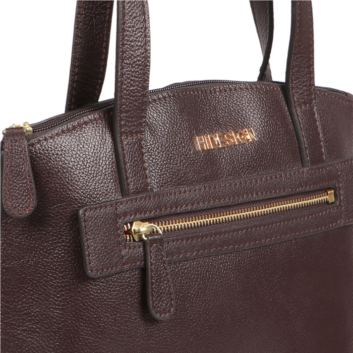 Guyana 02 Brown Leather Tote Bag
