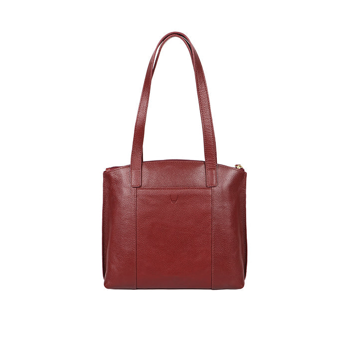 Guyana 02 Red Leather Tote Bag