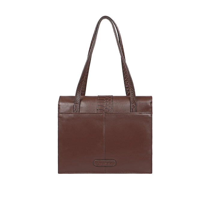 Gwen 01 Brown Leather Shoulder Bag