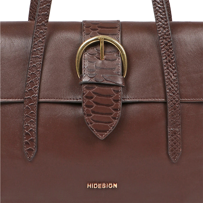 Gwen 01 Brown Leather Shoulder Bag