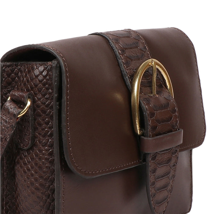 Gwen 02 Brown Leather Sling Bag