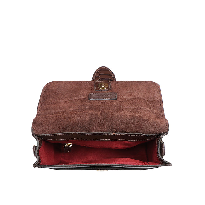 Gwen 02 Brown Leather Sling Bag