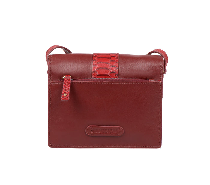 Gwen 02 Red Leather Sling Bag