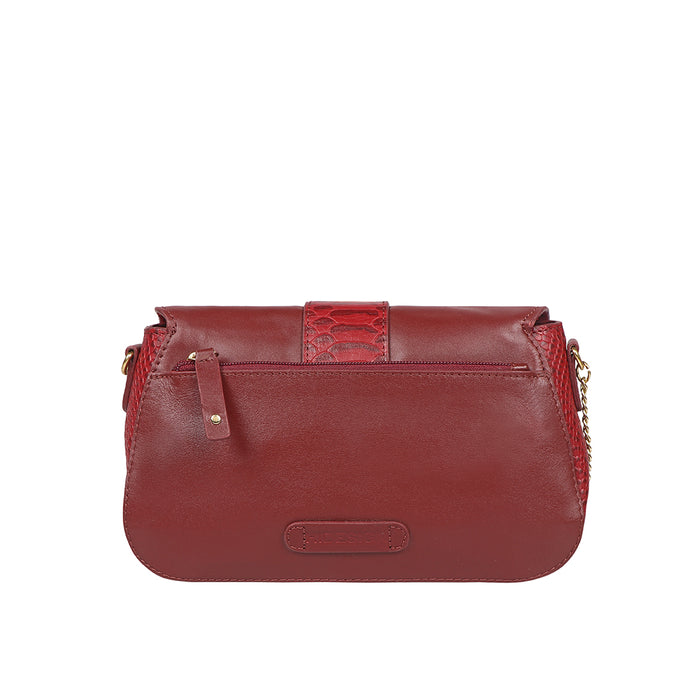 Gwen 03 Red Leather Sling Bag