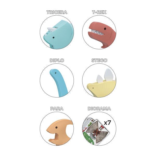 HALFTOYS - DINO WORLD set of 5