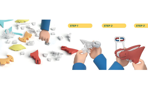 HALFTOYS - DINO WORLD set of 5