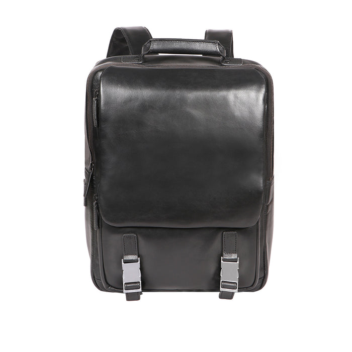 Hard Rock 03 Black Leather  Backpack