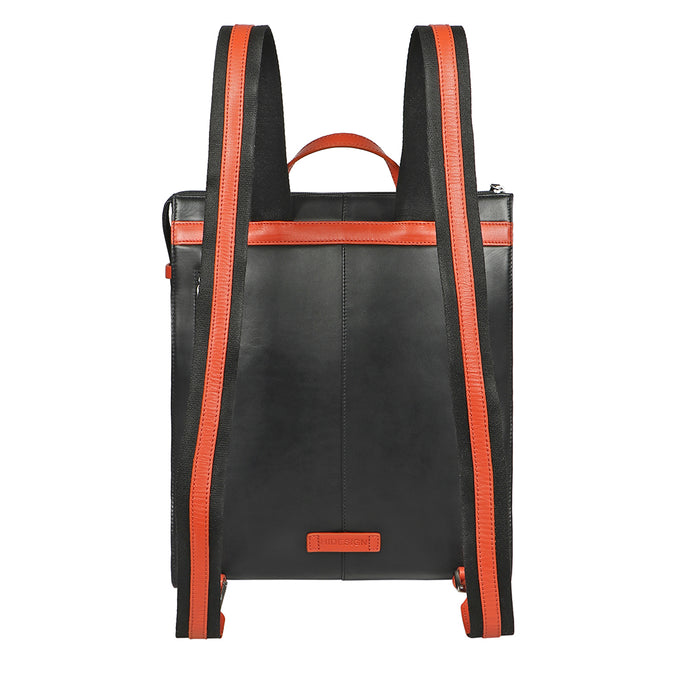 Harlem 01 Black Leather Backpack