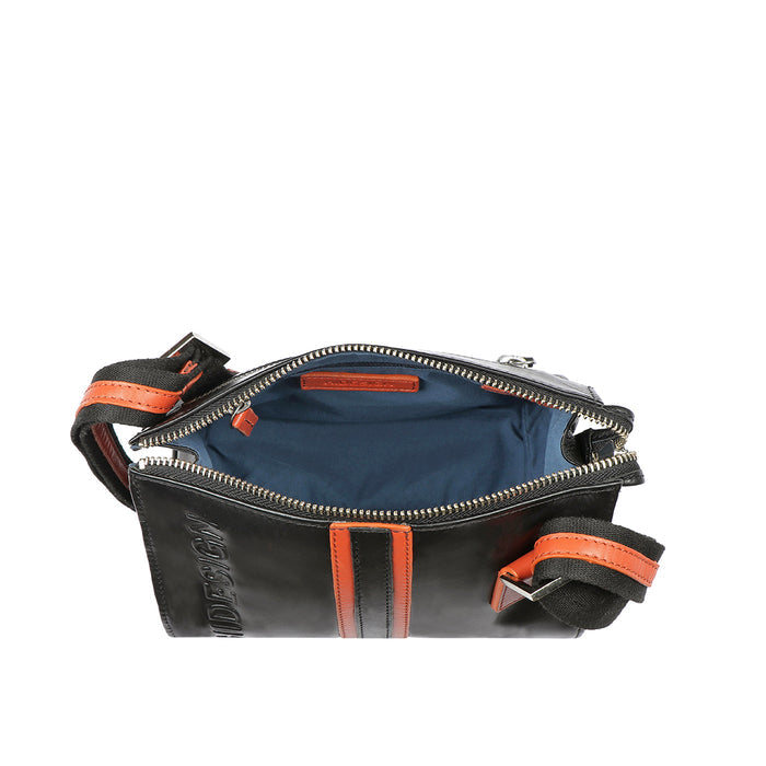 Harlem 04 Black Leather Crossbody
