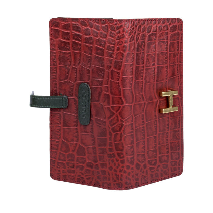 Harper W2 Red Leather Bi-Fold Wallet