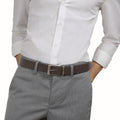 Hayes 01 Men's Black Reversible Leather Belt