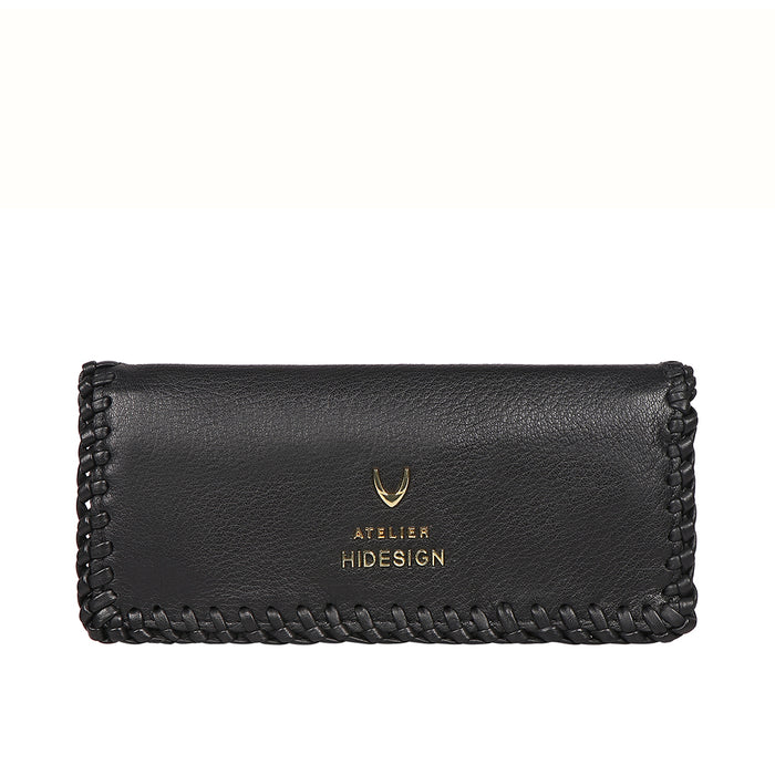 Hera W2 Black Leather Bi-Fold Wallet