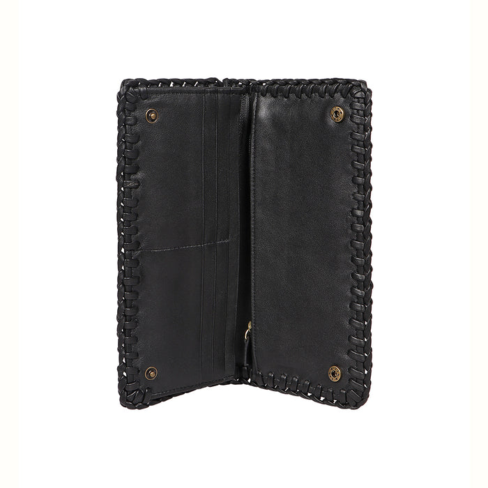 Hera W2 Black Leather Bi-Fold Wallet