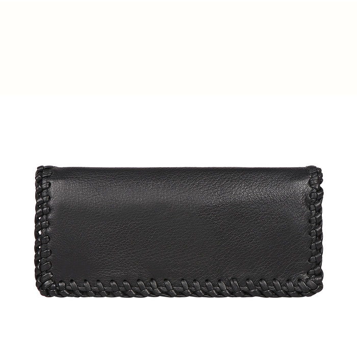 Hera W2 Black Leather Bi-Fold Wallet