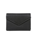 Hera W6 Black Leather Trifold Wallet