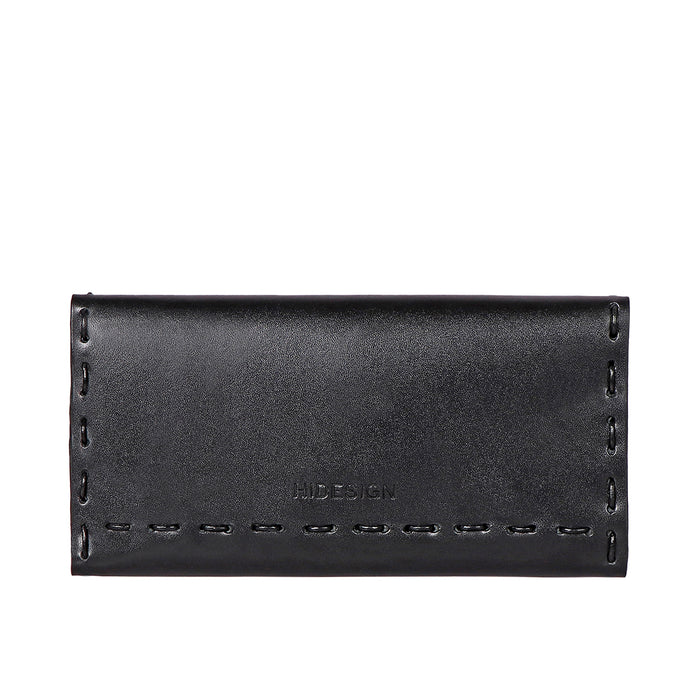 Hobbies - 06 Black Leather Trifold Wallet