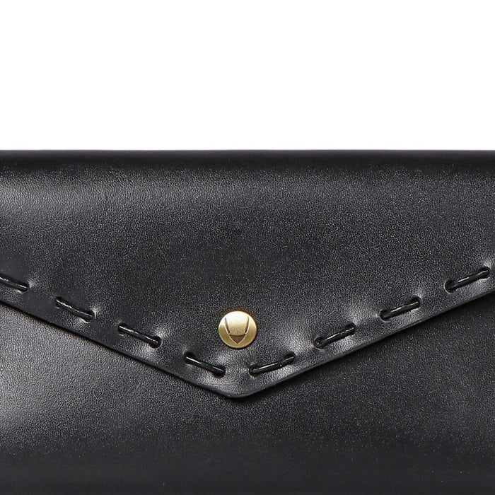 Hobbies - 06 Black Leather Trifold Wallet