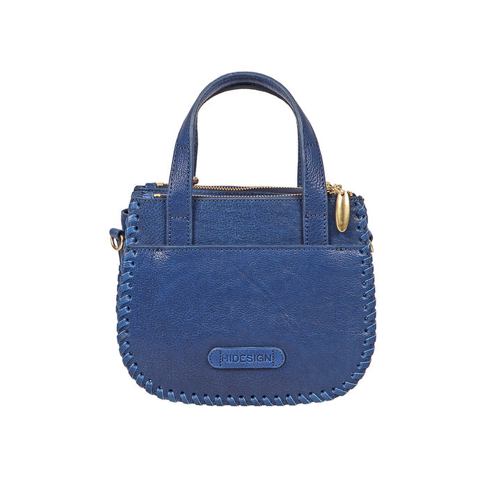 Hope 01 Blue Leather Satchel