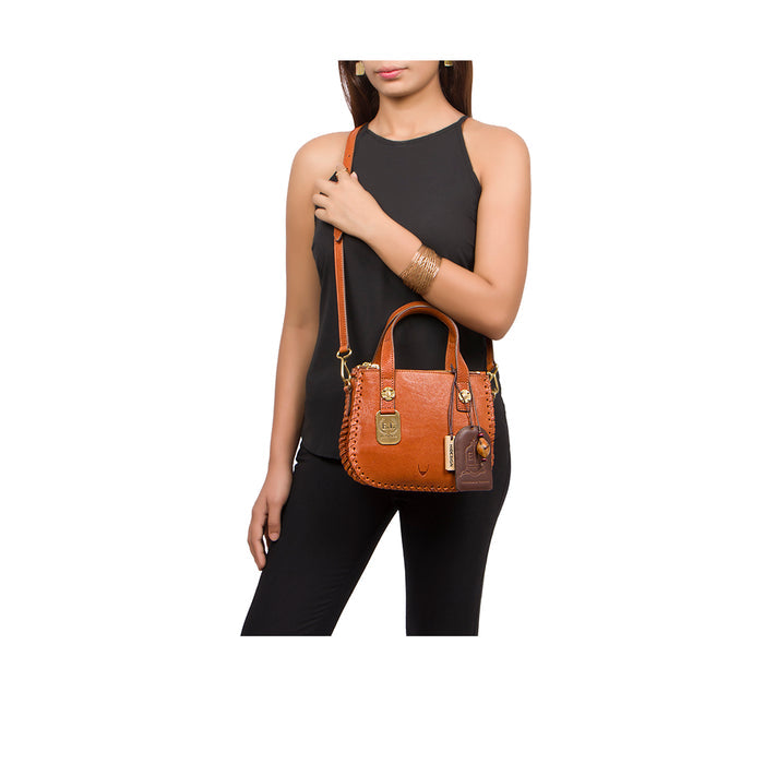Hope 01 Tan Leather Satchel