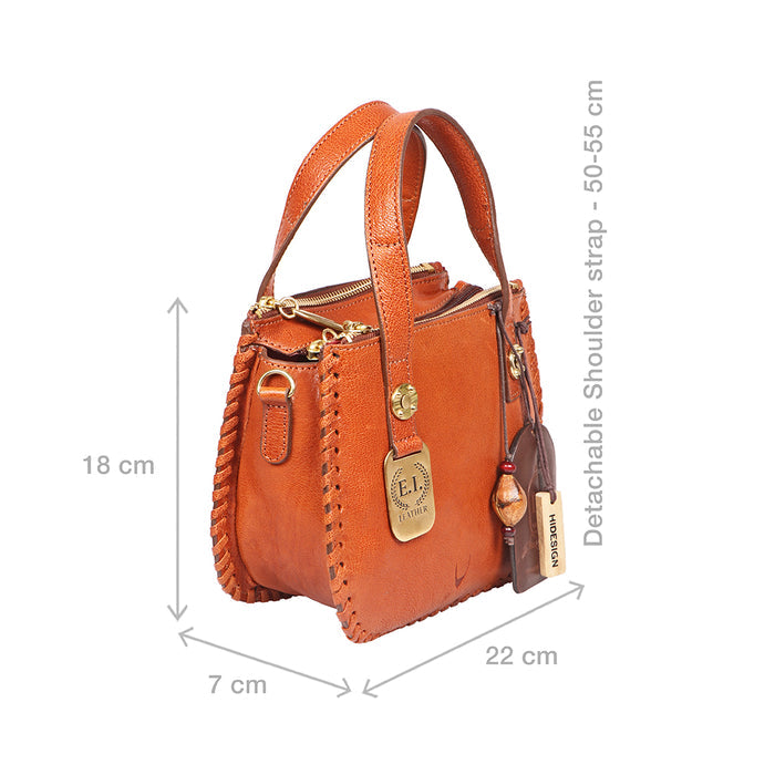 Hope 01 Tan Leather Satchel