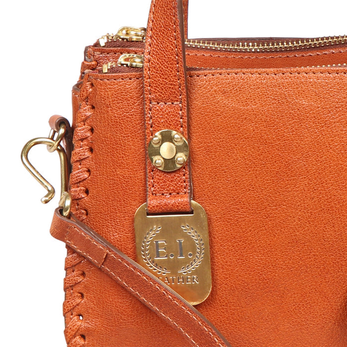 Hope 01 Tan Leather Satchel
