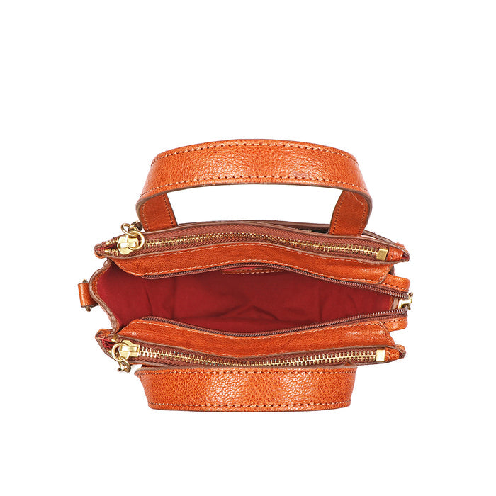 Hope 01 Tan Leather Satchel