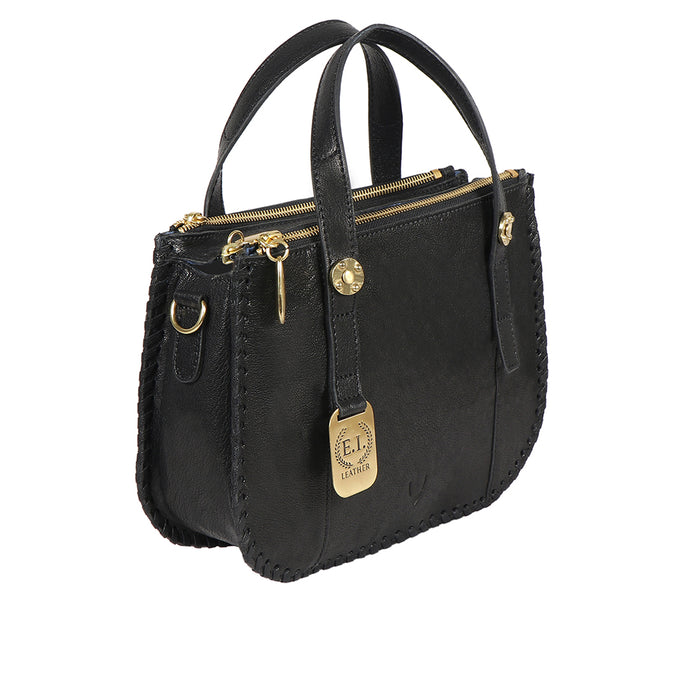 Hope 02 Black Leather Satchel