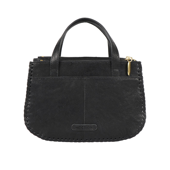 Hope 02 Black Leather Satchel