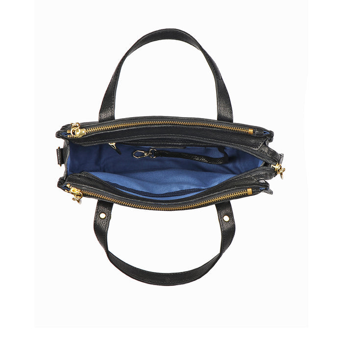 Hope 02 Black Leather Satchel