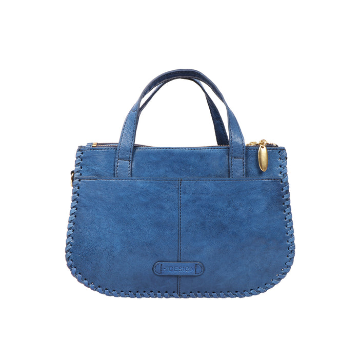Hope 02 Blue Leather Satchel