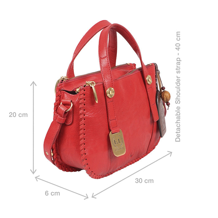 Hope 02 Red Leather Satchel