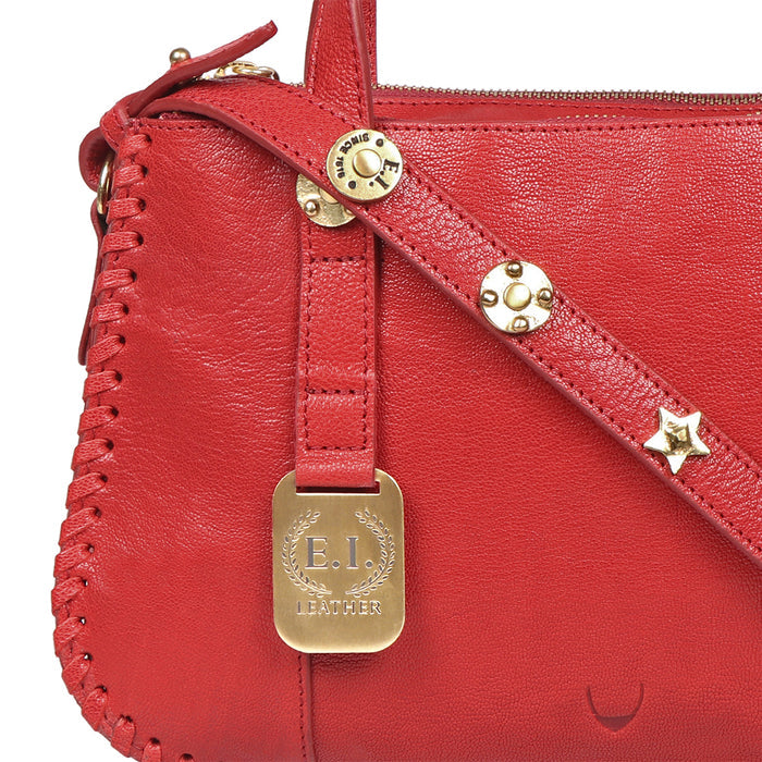 Hope 02 Red Leather Satchel