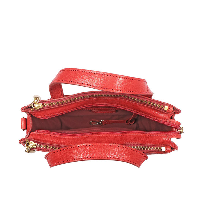 Hope 02 Red Leather Satchel