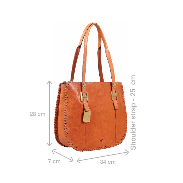 Hope 03 Tan Leather Tote Bag