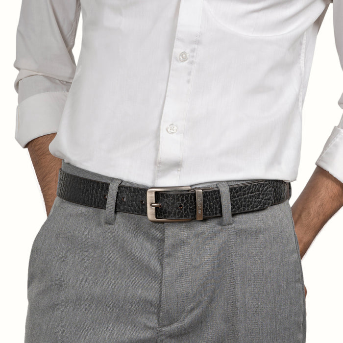 Hornby 01 Men's Brown Reversible Leather Belt