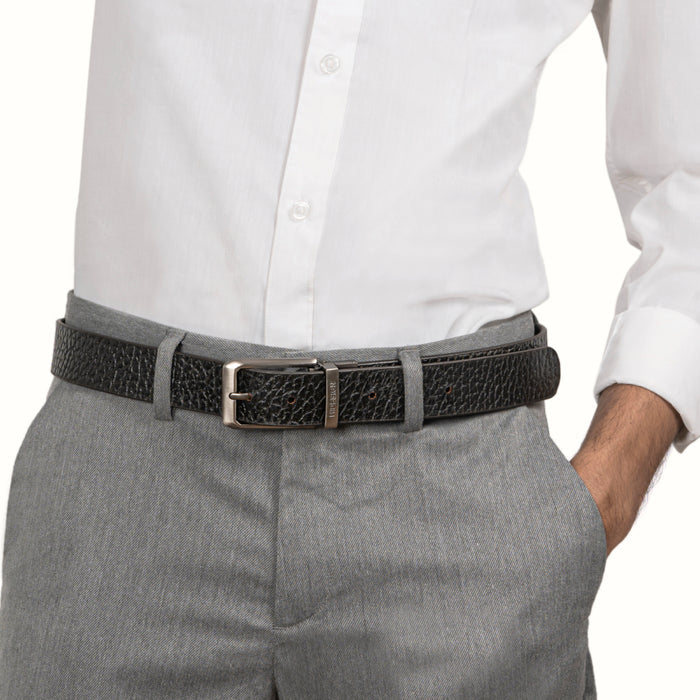 Hornby 03 Men's Brown Reversible Leather Belt