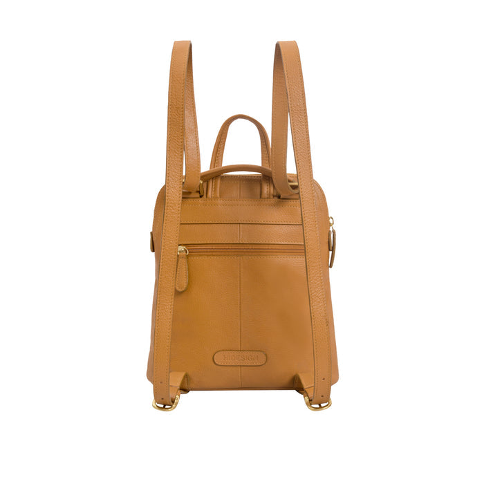 Human 02 Brown Leather Backpack