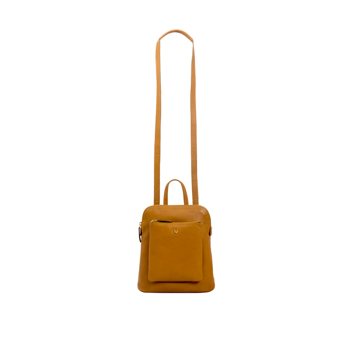 Human 02 Brown Leather Backpack