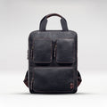 Hydor 03 Black Leather Backpack
